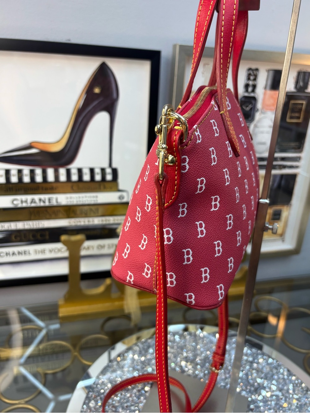 Dooney & Bourke Boston Red Sox Ruby Mini Crossbody Satchel NWOT - Picture 6 of 14